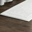 Tapis pour salle de bain 100% coton touffeté 3000 g / m² réversible blanc 24 po x 72 po