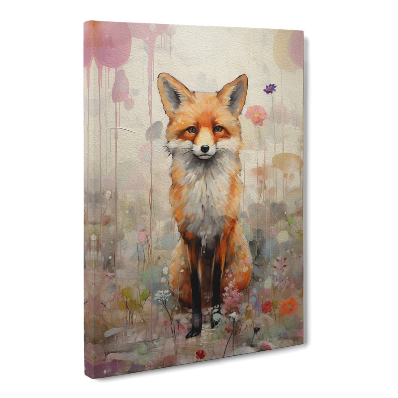 Fox Modern - Print, 76cm H x 50cm W x 3cm D