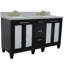 Ensemble de meuble-lavabo double 61 "avec miroir Schreck-1157223991-1157223984