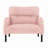 Corduroy Fabric Accent Armchair-1832679461