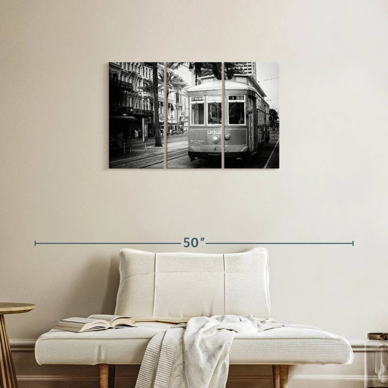 Mehar Black NOLA - Streetcar New Orleans, H 20 po x l 33 po