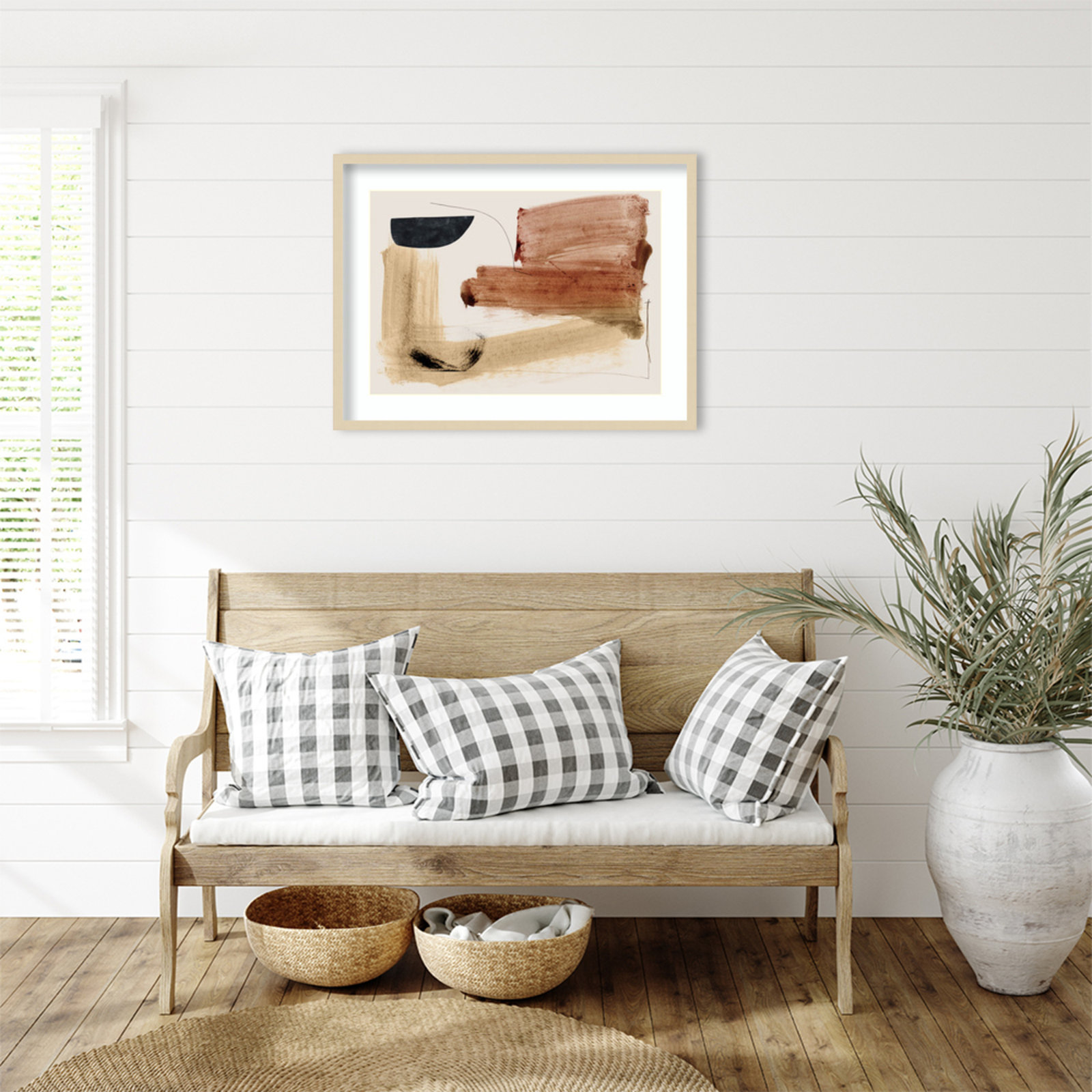 Cleve "Cooking" Print by Dan Hobday, Brown, 25" H x 33" W