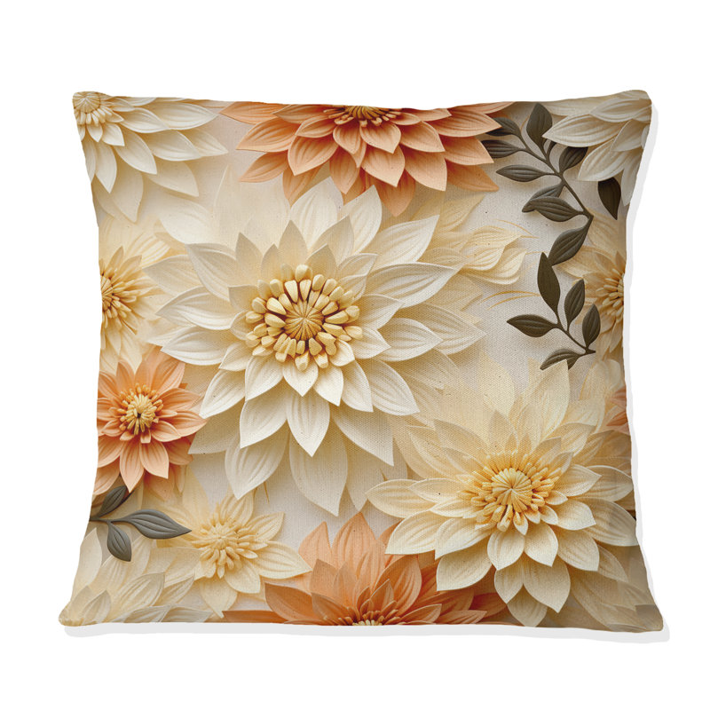 Coussin Earthy Mandala, H 18 po x l 18 po
