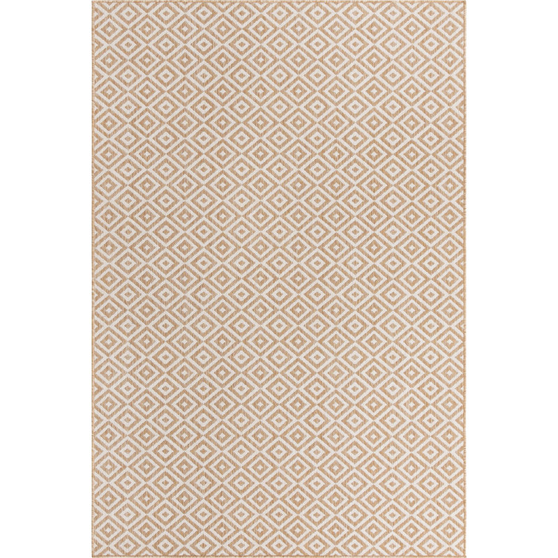 Tapis d'extérieur couleur os, L 57 po x L 64 po