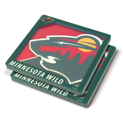 NHL 3D Logo Series Coasters