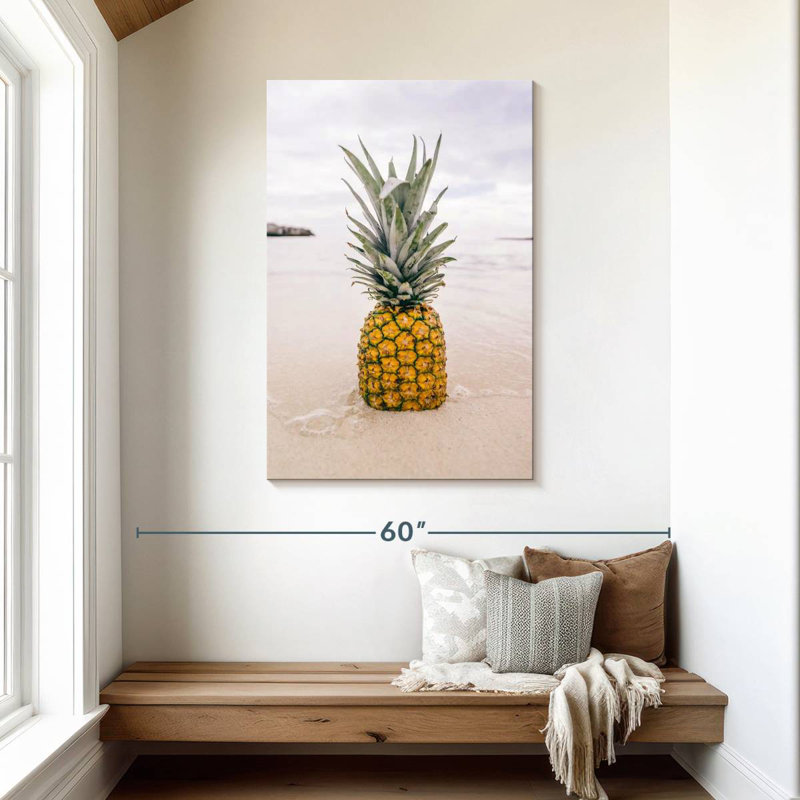 Yarlin Sandy Beach Pineapple, 45" H x 30" W