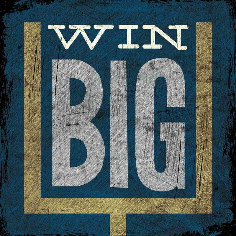 Football VI bleu, H 36 po x l 36 po, Non, Toile tendue