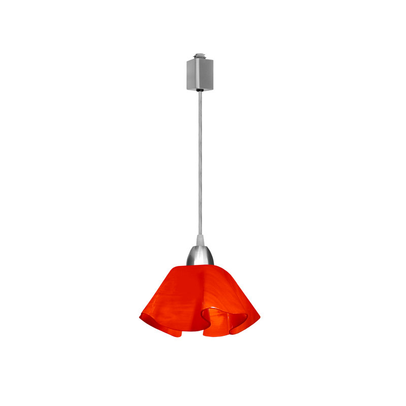 Luminaire suspendu Dale, Petit, Nickel, Rouge Really