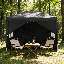 Gazebo Folding Party Tent 2-Way Setup with 4 Removable Side Panels, Windows & Carry Bag Event Shelter Garden Tent for Beach Party Festival Camping Event and Market-131470669-131470670