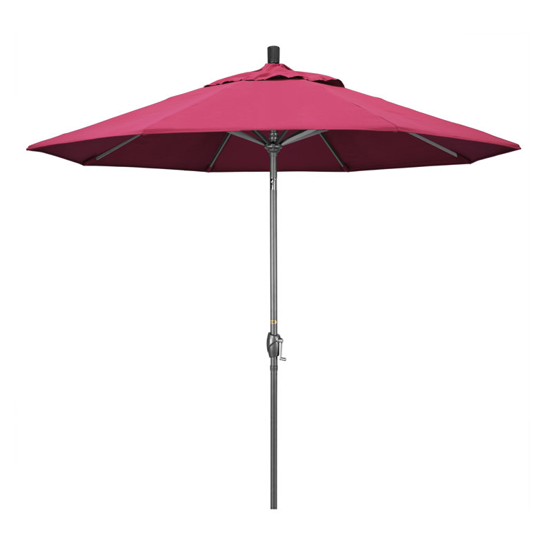 Parasol de marché 9 pi Ayomipo, Toile Sunbrella® rose vif