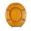 Siège de toilette rond en bois franc