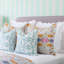 Chintz Mist 22x22 Throw Pillow