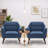 Kristiona 30.3'' Wide Tufted Linen Upholstered Armchair-972069790