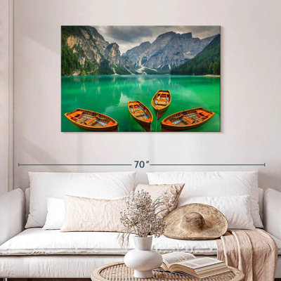 Bateaux Mehar au lac Braies