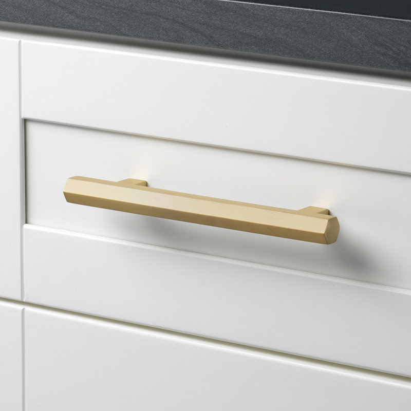 5-1/16" Center to Center Solid Hexagon Bar Pull