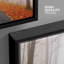 Automne, automne, brouillard, automne, chemin forestier avec feuilles orange sur toile-93629126-93629127