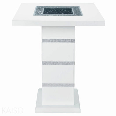White Bar Table