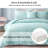 4 Piece Metallic Comforter Set Soft Microfiber Bedding with Pillow Shams & Decorative Pillow Sham-130000477-130000478