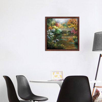Treasury Of Splendor by Nicky Boehme - Floater Frame Painting on Canvas