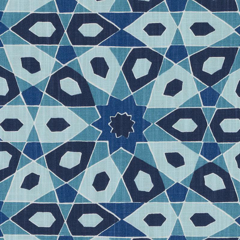 Alhambra Fabric, Turquoise