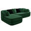 Canapé modulaire vert D
