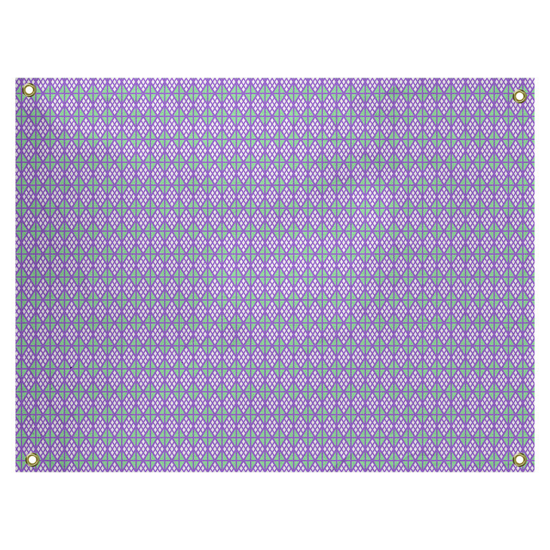 Tapisserie «Avicia Diamonds» par Katelyn Elizabeth, Intérieur, H 91 po x l 107,5 po