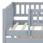 Lit de jour avec couchette et barrière de sécurité-913549415