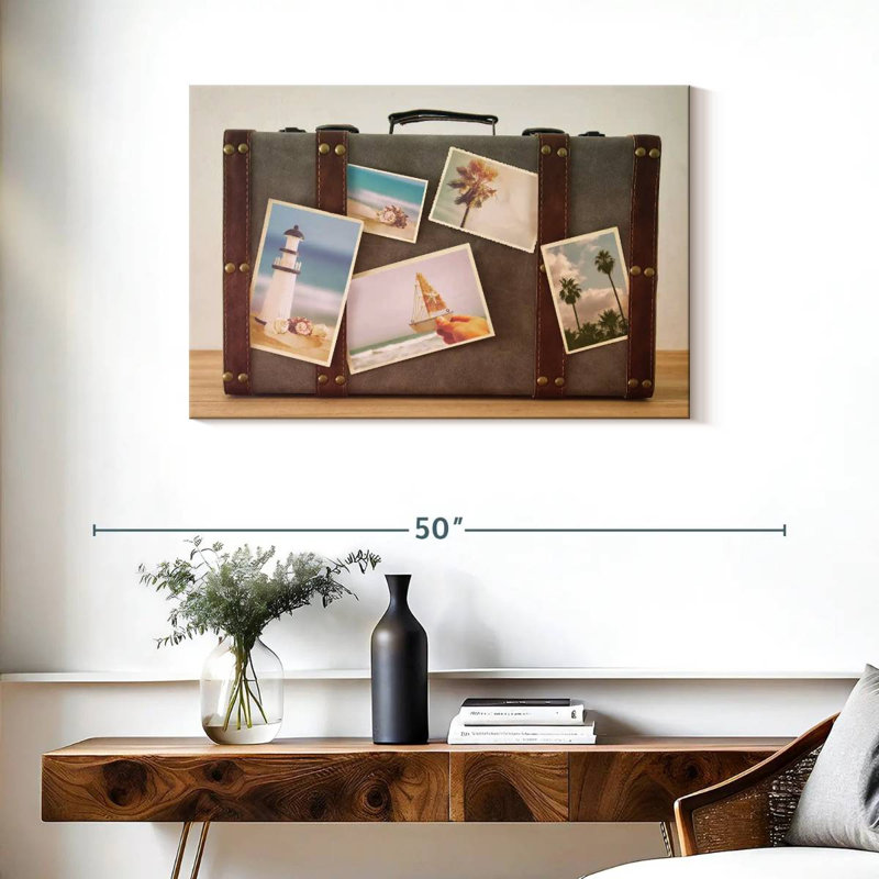 Senne Travel Mementos, 24" H x 36" W