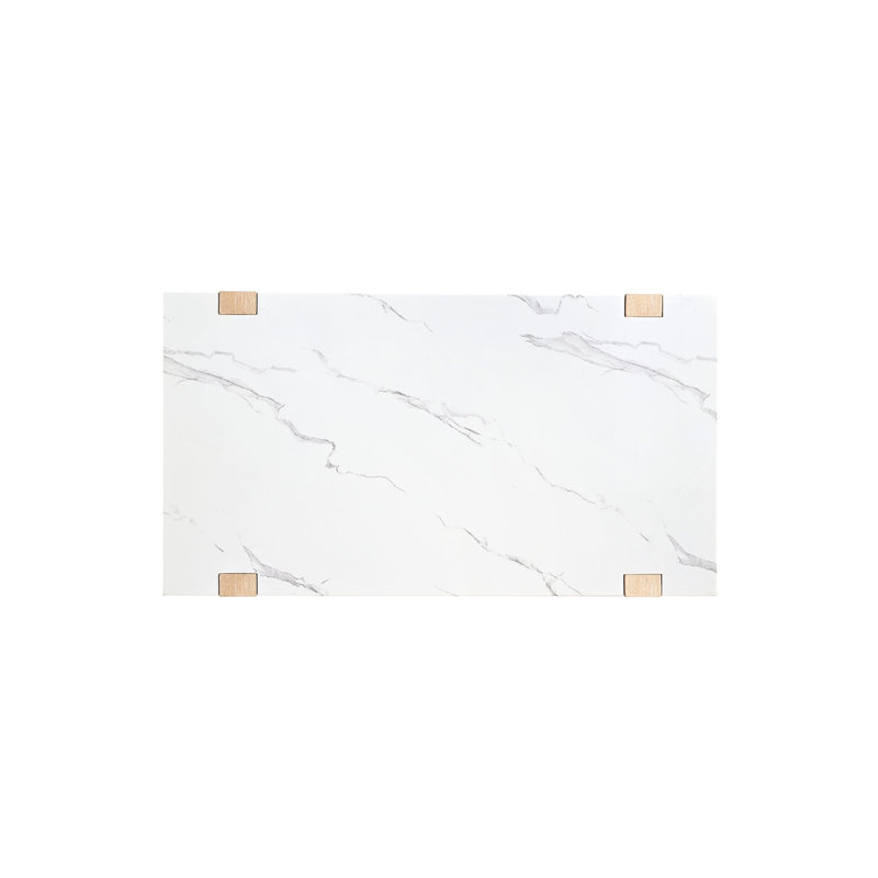 Faux Marble Top Coffee Table
