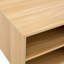 Table basse - Art géométrique et design pratique dans des tons de bois naturel