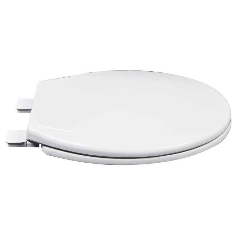 Round Toilet Seat and Lid, Cotton White (Bright White)