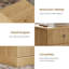 57.7cm W Composite Bedside Table-352917055