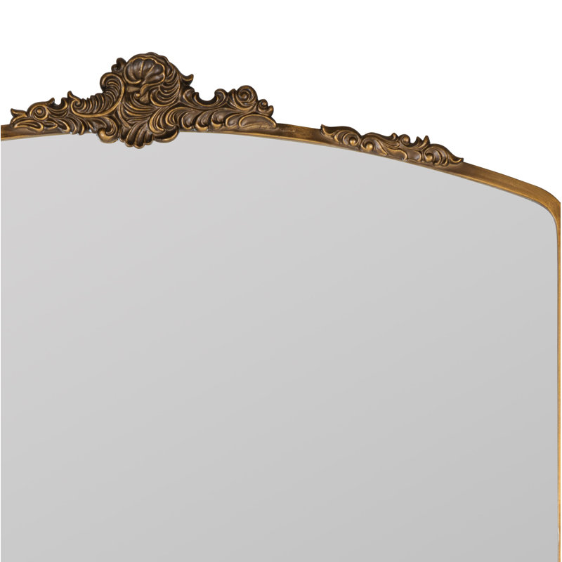 Adeline Arch Metal Mirror, 70.5" x 38", Antique Bronze