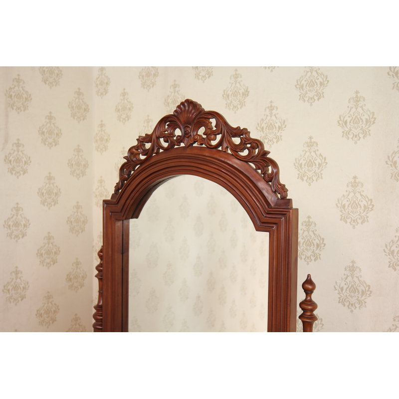Solid Wood Flat Floor Mirror
