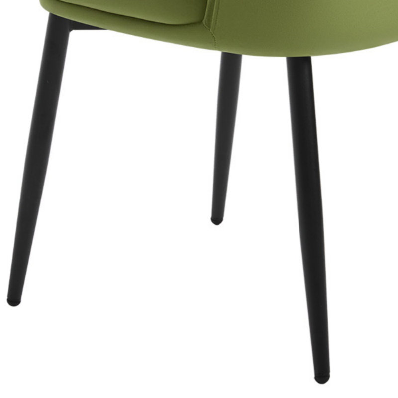 Antavious 49cm H Velvet Upholstered Upholstered Back Side Chair, Green