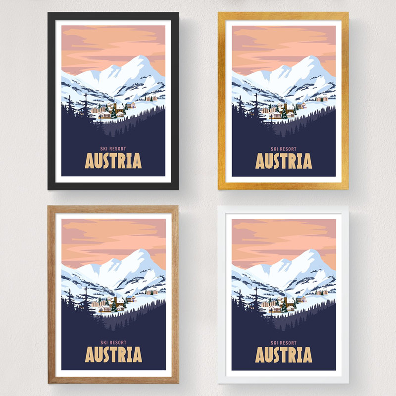 Affiche sans cadre A4 (8,3 x 11,7 pouces), 100% satiné mat | Parfait pour la décoration intérieure, les œuvres d'art et les cadeaux | Impression de haute qualité pour l'esthétique moderne | Idéal pour l'encadrement ou la suspension murale