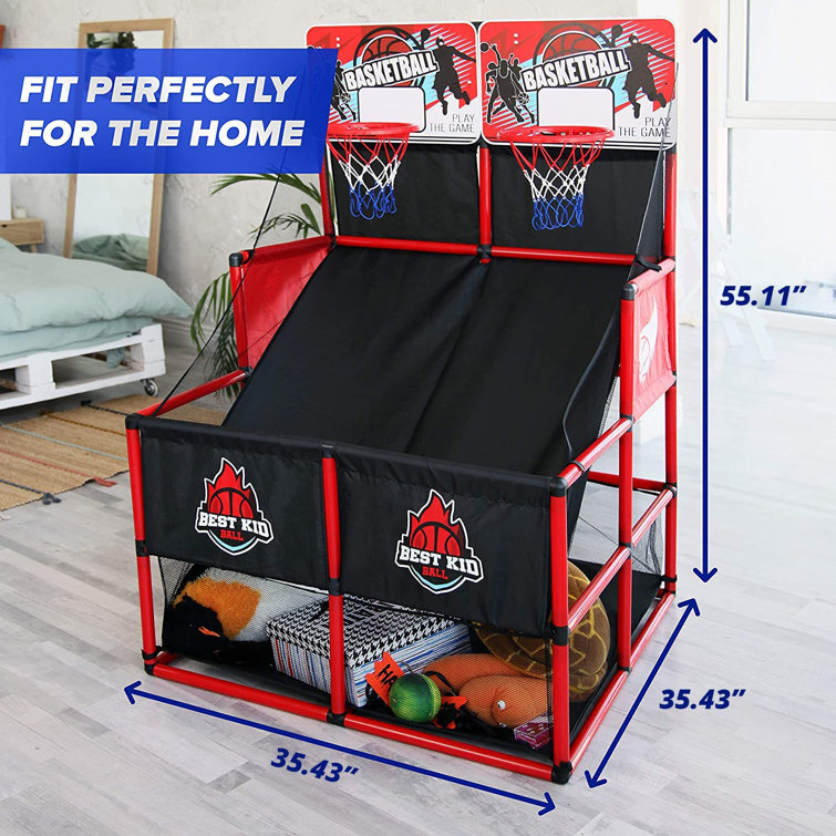 E-Jet Games 2 Player Plug-In Basketball Arcade Game with 2 Games Included