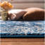 Tapis oriental bleu marine / ivoire Abdel-22251176