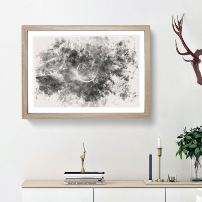 Eclipse Of The Moon - Picture Frame Painting