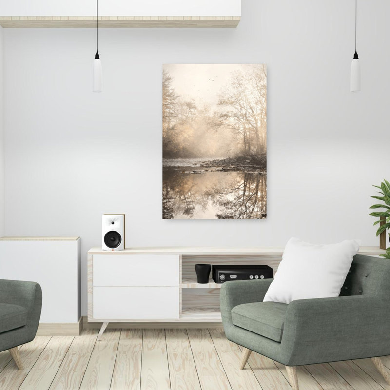 Swatara Painted Reflections 1 Piece Wrapped Canvas Wall Art, 91.44cm H x 60.96cm W