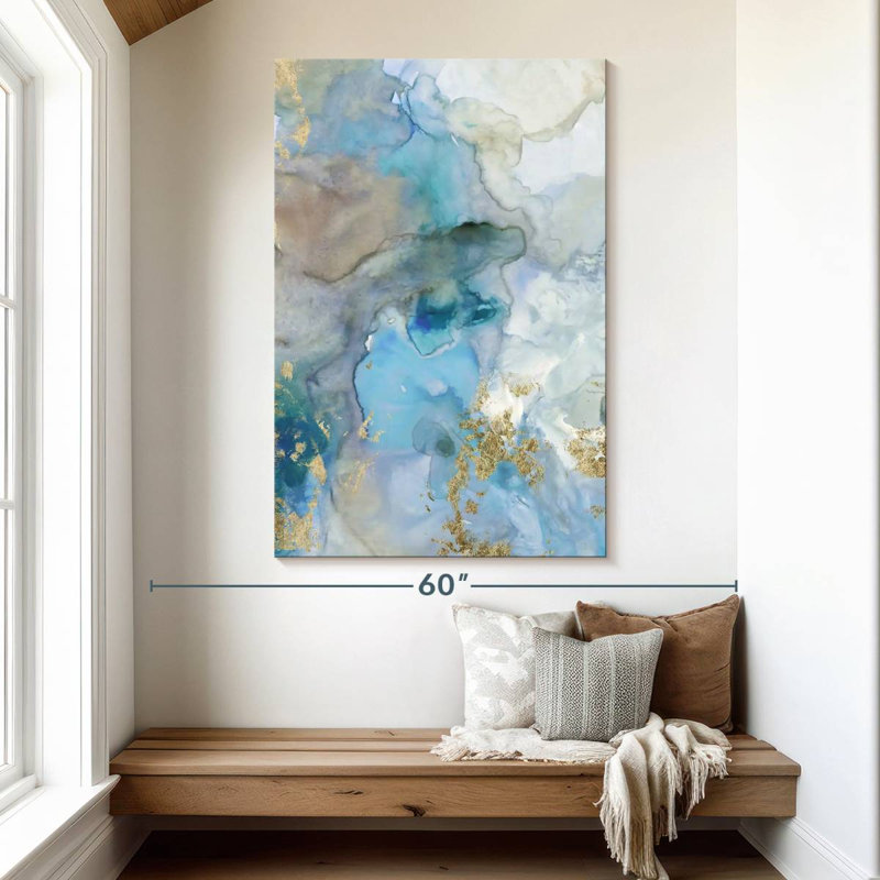 Avery Emerald Pool II, 51" H x 34" W