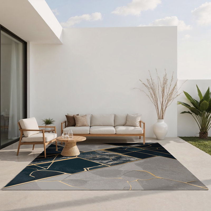 Tapis intérieur et extérieur Spectrum Bridge, Rectangulaire 8 pi x 10 pi