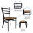 Kendall Clear Coated Ladder Back Metal Restaurant Chair-94568938-23170961