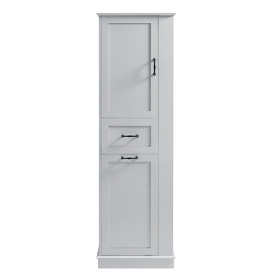 Armoire de rangement haute de qualité supérieure pour la salle de bain - Compartiments inclinables de 80 lb, tablettes réglables, charnières à fermeture en douceur, poignées en alliage d'aluminium, idéales pour l'organisation à la maison