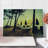 Ambesonne Beach Cutting Board Large Size Coconut Exotic Palm Trees Multicolor