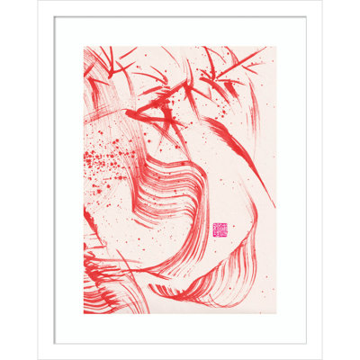 Lemma "Zen Bamboo Ink Abstraction 2" Print