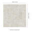 Carrelage de sol et de mur en porcelaine mate 2 po x 2 po Lucenta Ivoire