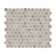 Myrtle Sands Round 11" X 13" Matte Porcelain Mosaic Floor And Wall Tile