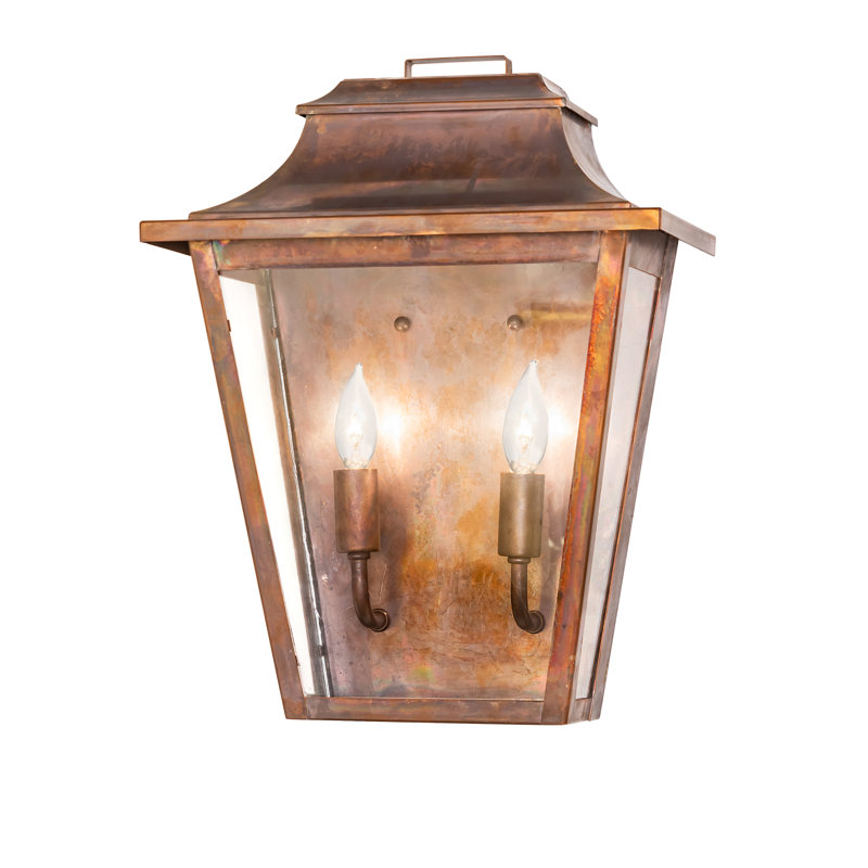 14" Wide Bastille Wall Sconce, 15.5" H x 12" W x 6" D