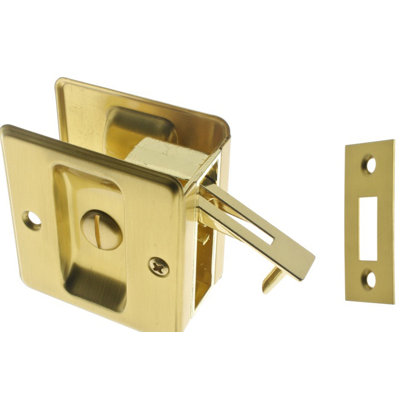 Solid Brass Pocket Privacy Pull